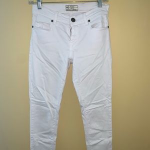 Free People white skinny jeans size 27
